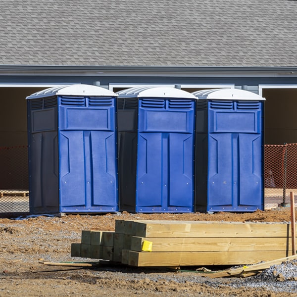 are there any restrictions on where i can place the portable restrooms during my rental period in Saltsburg PA